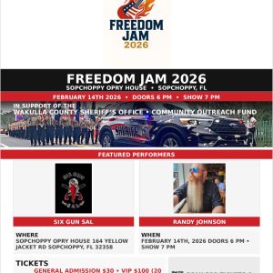 FreedomJam 2026 VIP tickets